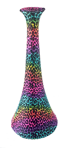 Rainbow Leopard Print Spandex Vase Kit
