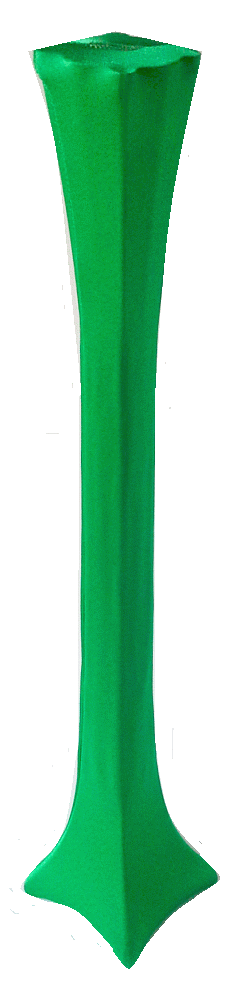 Green Spandex Eiffel Tower Vase Cover - 24 Inch