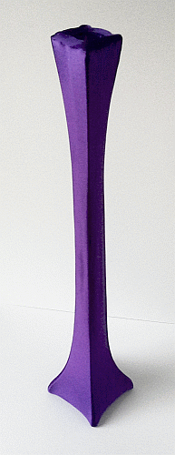 Purple Spandex Cover Your 24 Inch Eiffe Tower Vase