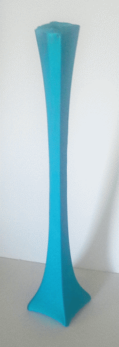 Turquoise Spandex Vase Cover - 24 Inch