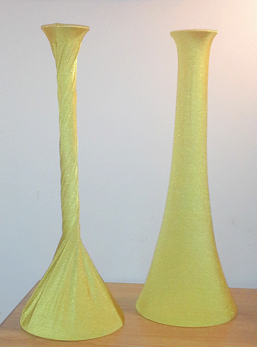 Gold Wedding Centerpiece Spandex Vase Kit